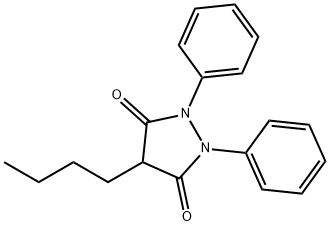 4-Butyl-1,2-diphenyl-3,5-pyrazolidinedione(50-33-9)